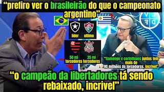 ðŸ˜±URUGUAIOS FICAM CHOCADOS COM A TORCIDA DO FLAMENGO E DO CORINTHIANS quotSÃ“ VEJO O BRASILEIRÃƒO AGORAquot [upl. by Oinotla290]