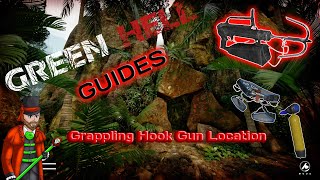 Grappling Hook Gun Location Survival Mode  2nd Map location  Green Hell Guides [upl. by Damiano157]