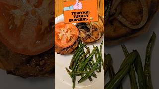 Teriyaki TURKEY burgers 🍔 you WONT believe how good it is 😋turkeyburger wegovyweightloss [upl. by Aidiruy]