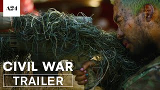 Civil War  Official Trailer HD  A24 [upl. by Yasmar]