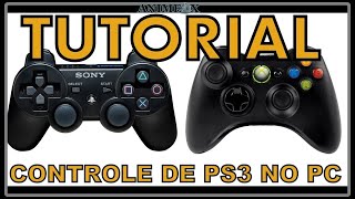 Tutorial Passo a Passo Controle do ps3 no pc Windows 7  Motioninjoy DS3 Tool ATUALIZADO 2021 [upl. by Hsemar]