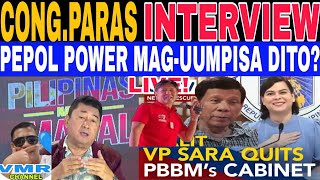 1 on 1 INTERVIEW CongJing Paras VP SARA PAPALIT kay PRRD sa MAISUG RALLY prrd vpsara mayorbaste [upl. by Nujra279]