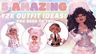 5 AMAZING Y2KTHEMED OUTFIT IDEAS YOU REALLY NEED TO TRY IN ROYALE HIGH 🏰 Royale High 🏰 [upl. by Anisamoht358]