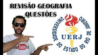 Revisão UERJ Geografia  Análise de questões [upl. by Helena]