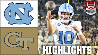 North Carolina Tar Heels vs Georgia Tech Yellow Jackets  Full Game Highlights [upl. by Alecia]