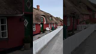 Historic houses in the Danish town of Nordby Fanø island [upl. by Anh]