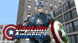 CAPTAIN AMERICA NEW RECRUIT MARVEL STOP MOTION [upl. by Enajyram]