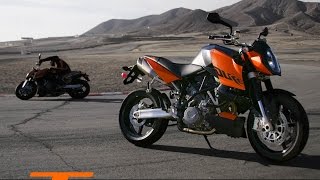 2007 KTM 990 Superduke Review  MotoUSA [upl. by Pinchas]