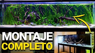 MONTAJE COMPLETO del ACUARIO DE 450 LITROS [upl. by Adnamor964]