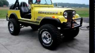 82 Jeep CJ7 with a built AMC 401 [upl. by Inafetse]