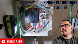 LIVE Testing on a 3 Phase DisBoard  External Earth Fault Loop Impedance Ze PEFC PSCC AM2 amp AM2S [upl. by Cecile492]