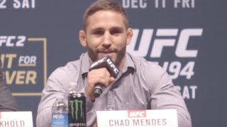 UFC 189 Conor McGregor and Chad Mendes Octagon Interviews [upl. by Darraj247]