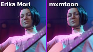 Life is Strange True Colors Erika Morimxmtoon singing Blister in the Sun comparison [upl. by Sontag824]