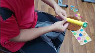 How To Wrap Badminton Racket with Cushion Wrap and Overgrip [upl. by Ssidnak]