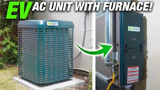 How To Install Your Own Air Conditioning With Furnace Combo In 8 Hours EV AC Unit [upl. by Rodolph]