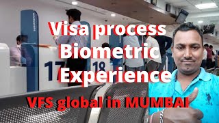 VFS global visa appointment and biometric my parsanal experience in mumbai [upl. by Bechler]