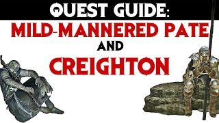 Dark Souls 2 Quest Guide MildMannered Pate and Creighton [upl. by Pippo]