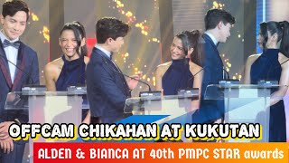 TANDEM ALDEN amp BIANCA KILIG OFFCAM SA 40th PMPC STAR AWARDS FOR MOVIES [upl. by Eenahpets]