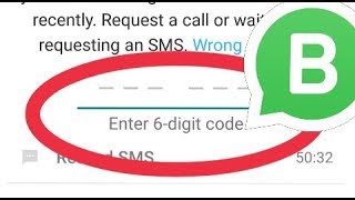 Fix Whatsapp Business Verification Code Not Receive Problem Solve [upl. by Hoffman]