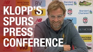 Jürgen Klopps press conference ahead of Spurs Wembley clash  Mane update Salah and more [upl. by Ebag]