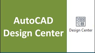 AutoCAD design centre complete tutorial [upl. by Madora]