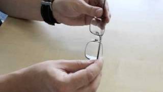 How to adjust the nosepads of your glasses [upl. by Fawne]