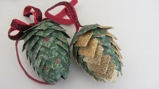 Learn to Make an Easy No Sew Christmas Ornament  Beginners Kimekomi Tutorial [upl. by Adele97]