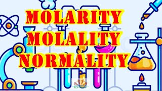 Molarity  Molality and Normality in Tamil  CBSE  ISC  STATE  தமிழில் [upl. by Ettelocin577]