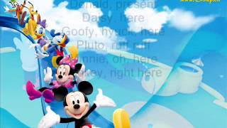 Mickey Mouse Clubhouse Theme Song Lyrics [upl. by Petras]