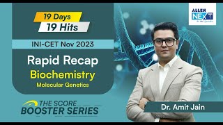 INICET NOV 2023  Biochemistry  Rapid Recap  Dr Amit Jain inicet rapidrevision [upl. by Pitzer]