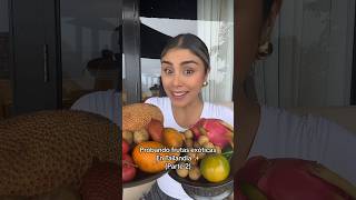 PROBANDO FRUTAS EXÓTICAS EN TAILANDIA 🌶️👀  PARTE 2 mukbang thailand travel [upl. by Hanima]