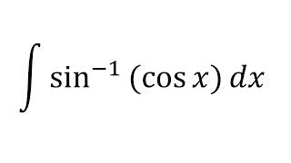 Integral of arcsincos x [upl. by Icam264]