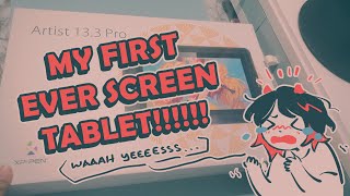 🎨 My First Screen Tablet 💕 XPPen Artist 133 Pro Review  Doodling OCs [upl. by Peadar]