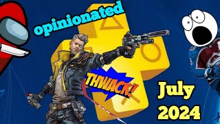 July 2024 ps plus games review [upl. by Ylerebmik223]