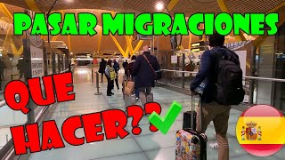 ✈🇪🇸 Como pasar migraciones en España Que te preguntan en migraciones Consejos tips Mi experiencia [upl. by Highams]