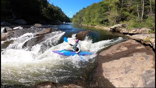 Kayaking the Chattooga River Section 4 [upl. by Ayortal322]