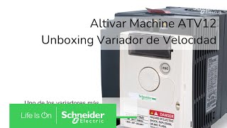 Unboxing variador Altivar 12 ATV12 de Schneider Electric [upl. by Adiaroz]