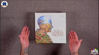 UNBOXING AGE OF ROME  Board Game  indabox [upl. by Ranita]