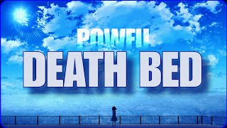 Coffee for your head Lyrics  Death Bed  Powfu [upl. by Koralle]