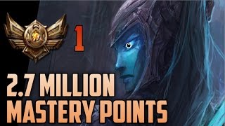 BRONZE KALISTA 2700000 MASTERY POINTS Spectate Highest Mastery Points on Kalista [upl. by Jamill]