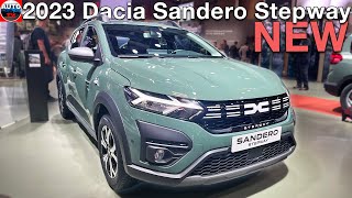 NEW 2023 Dacia Sandero Stepway  Visual REVIEW interior exterior [upl. by Cyprus]