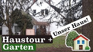 XXL Haustour mit Garten 🏡  Das ist unser Haus  Wie groß  Zimmeraufteilung  Hauskauf  Linda [upl. by Enyleve]