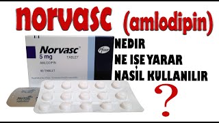 NORVASC Tablet Amlodipin Nedir Niçin Kullanılır Nasıl Kullanılır Yan Etkileri Nelerdir [upl. by Eseilana942]