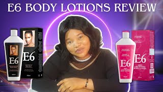 All you need to know about E6 Lightening Body Lotion  a Review [upl. by Darrin]