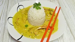 Hähnchen Curry mit Reis [upl. by Ttcos]