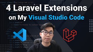 4 Laravel Extensions on My Visual Studio Code [upl. by Morganne69]