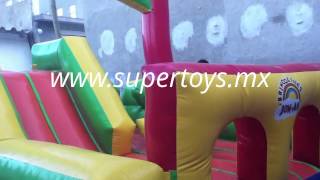 Escaladora Marcianos  Brincolines Inflables Diversiones Supertoys [upl. by Alger]