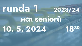 runda 1  MČR seniorů 202324 [upl. by Okwu]