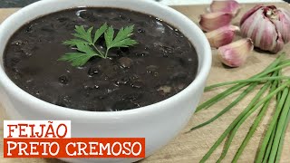 Saiba como cozinhar e temperar Feijão Preto com caldo cremoso [upl. by Bree]