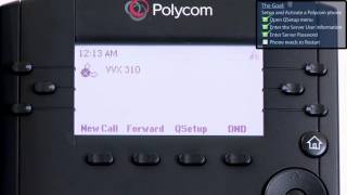 How to Setup and Activate a Polycom Phone [upl. by Schach195]